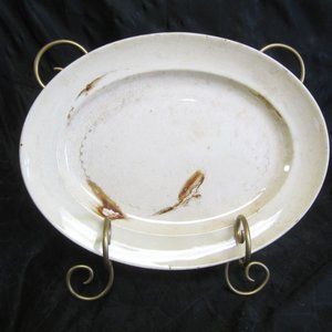 RARE VTG 50'S THE PADEN CITY POTTERY CO. PLATTER K46, MADE IN USA